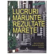 LUCRURI MARUNTE, REZULTATE MARETE. Semnificatia evenimentelor minore