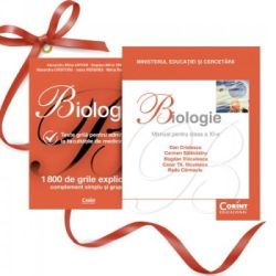 Pachet Biologie. Teste grila admitere medicina si manual clasa a 11-a