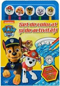 Patrula catelusilor. Set de colorat si de activitati