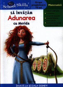 Sa invatam adunarea cu Merida - Matematica (grupa pregatitoare +5 ani)