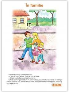 In familie Carte uriasa. Clasa I - semestrul I