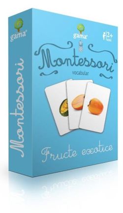 Montessori. Vocabular: Fructe exotice