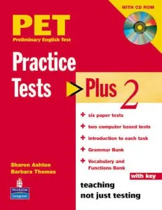 PET Practice Tests Plus 2 with Key and Audio CD Pack de Barbara Thomas
