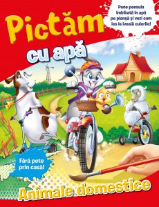 Pictam cu apa. Animale domestice
