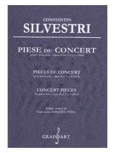 Piese de concert pentru pian solo opus 25 nr.1-3 si 5 de Constantin Silvestri