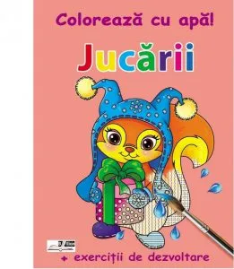 Coloreaza cu apa - Jucarii