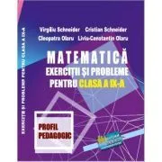 Matematica. Exercitii si probleme pentru clasa a 9-a profil Pedagogic de Virgiliu Schneider