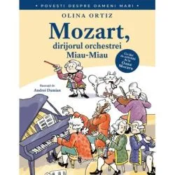 Mozart, dirijorul orchestrei Miau-Miau de Olina Ortiz
