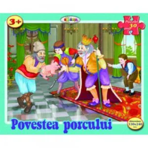 Puzzle - Povestea porcului (30 piese)