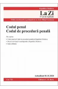 Codul penal. Codul de procedura penala Act.10.10.2020