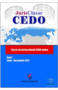 Jurisclasor Cedo Anul I Iunie-Decembrie 2011
