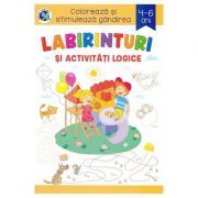 Labirinturi si activitati logice. Coloreaza si stimuleaza, 4-6 ani