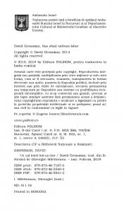 Un cal intra intr-un bar de David Grossman