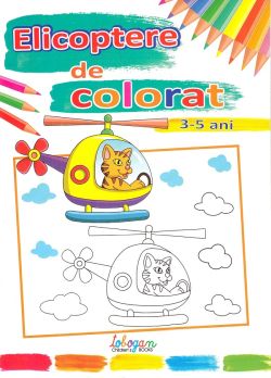 Elicoptere de colorat