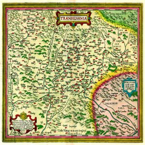Harta Transilvania 1566