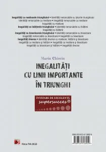 Inegalitati cu linii importante in triunghi de Marin Chirciu