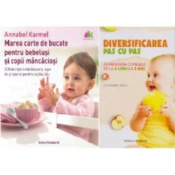 Pachet Diversificarea pas cu pas si Marea carte de bucate pentru bebelusi de Cosmina Nitu