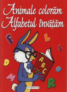 Animale coloram, Alfabetul invatam - carte de colorat