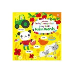 Baby's Very First Play book Farm words