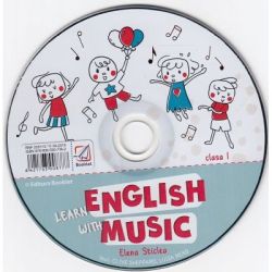 CD pentru Learn English with music. Caiet de lucru pentru clasa 1