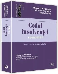 Codul insolventei comentat de Vasile Nemes