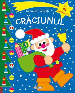 Decupati si lipiti Craciunul  (albastra)