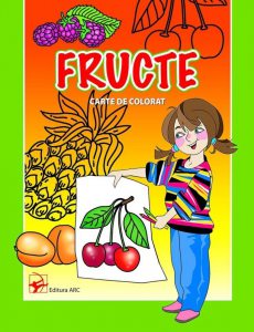 Fructe. Carte de colorat