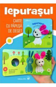 Iepurasul. Carte cu papusa de deget