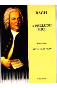 12 preludii mici pentru pian de Bach