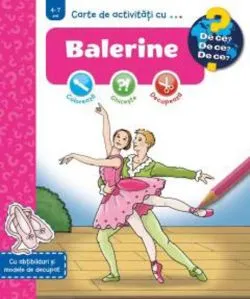 Carte de activitati cu... Balerine