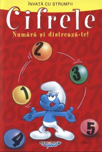 Invata cu strumfii - Cifrele. Numara si distreaza-te