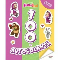 Masha si Ursul. 100 de autocolante. Jocuri si activitati