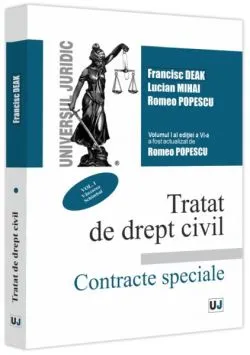 Tratat de drept civil. Contracte speciale. Vânzarea. Schimbul (Vol. 1) de Romeo Popescu