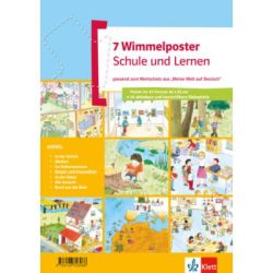 Wimmelposter Schule und Lernen