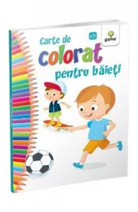 Carte de colorat pentru baieti
