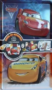 DISNEY. MASINI 3. Cutia cu activitati (3 carti,4 carioci,1 poster,50 de autocolante) de Disney