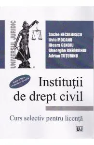 Institutii de drept civil. Curs selectiv pentru licenta ed.3 de Sache Neculaescu