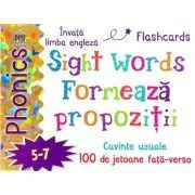 Sight words. Formeaza propoziti. Jetoane limba engleza de Fran Bromage