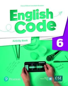 English Code British 6 Activity Book & QR Code de Cheryl Pelteret