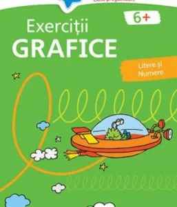 Exercitii grafice. Litere si numere 6 ani+ (coperta verde) de Birgit Fuchs