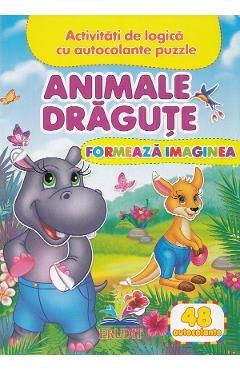 Formeaza imaginea. Animale dragute48 autocolante