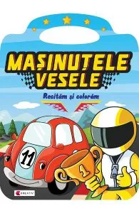 Masinutele vesele. Recitam si coloram