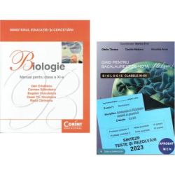 Pachet Admitere Medicina. Biologie. Anatomie si fiziologie umana si genetica 2024 si Manual de biologie pentru clasa a 11-a