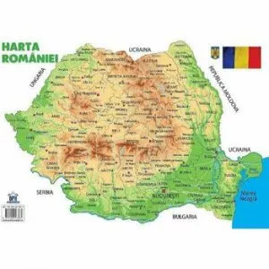 Plansa - harta Romaniei