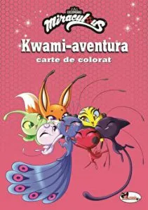 Zag - Queen Bee si prietenii sai - carte de colorat de Zag Miraculous