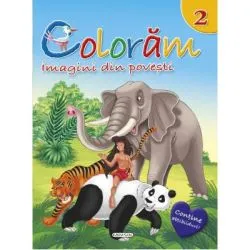 Coloram 2. Imagini din povesti. Contine abtibilduri, reeditare