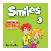Curs limba engleza Smiles 3 Multi-ROM de Jenny Dooley