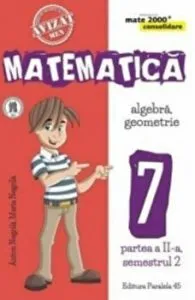 Matematica. Algebra si geometrie. Clasa 7. Partea a II-a, semestrul 2. Mate 2000  Consolidare de Anton Negrila