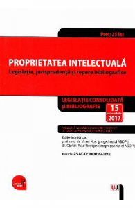 Proprietatea intelectuala act. 15 octombrie 2017