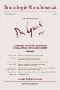 Sociologie Romaneasca. Vol. IX, Nr. 4